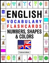 book English Vocabulary Flashcards: Numbers, Shapes & Colors