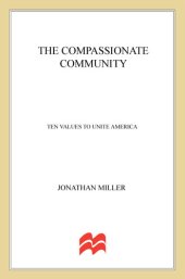 book The Compassionate Community: Ten Values to Unite America