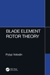 book Blade Element Rotor Theory