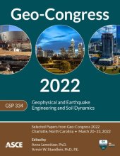 book Geo-Congress 2022: Geophysical and Earthquake Engineering and Soil Dynamics