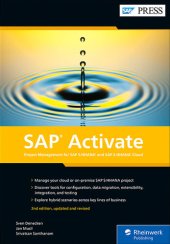 book SAP Activate: Project Management for SAP S/4HANA and SAP S/4HANA Cloud