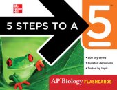 book 5 Steps to a 5 AP Biology Flashcards