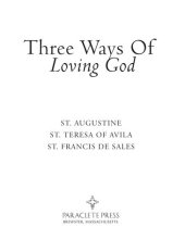 book Three Ways of Loving God