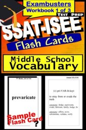 book SSAT-ISEE Test Middle School Vocabulary—Exambusters Flashcards—Workbook 1 of 3