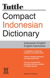 book Tuttle Compact Indonesian Dictionary: Indonesian-English English-Indonesian