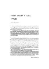 book Sobre Brecht e Marx