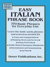 book Easy Italian Phrase Book: 770 Basic Phrases for Everyday Use