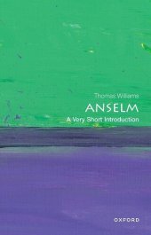 book Anselm: A Very Short Introduction