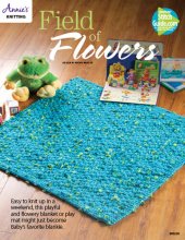 book Field of Flowers Baby Blanket Knit Pattern