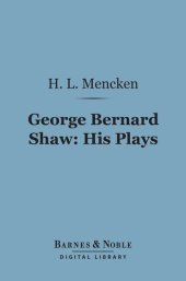 book George Bernard Shaw: His Plays