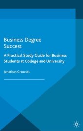 book Business Degree Success