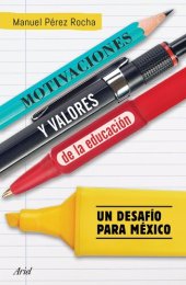 book Motivaciones y valores de la educación