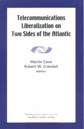 book Telecommunications Liberalization on Two Sides of the Atlantic