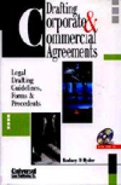 book Drafting Corporate and Commercial Agreements 