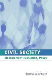 book Civil Society: Measurement, Evaluation, Policy 