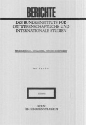 book Sowjetideologie, Intelligenz, Entscheidungsprozess