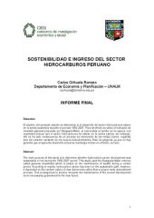 book Sostenibilidad e ingreso del sector hidrocarburos peruano