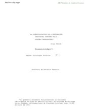 book La desmovilización del sindicalismo industrial peruano en el segundo belaundismo