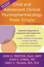 book Child and Adolescent Clinical Psychopharmacology Made Simple