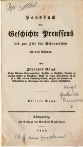 book Handbuch der Geschichte Preußens bis zur Zeit der Reformation