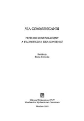 book Przełom komunikacyjny a filozoficzna idea konsensu