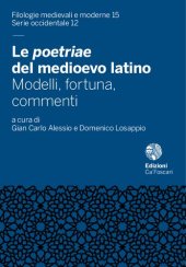 book Le poetriae del medioevo latino  Modelli, fortuna, commenti