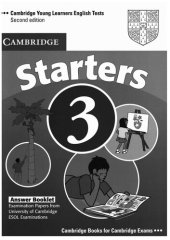 book Cambridge Young Learners English Tests Starters 3 Answer Booklet: Examination Papers from the University of Cambridge ESOL Examinations