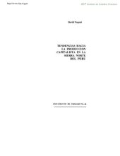 book Tendencias hacia la producción capitalista en la sierra norte del Perú