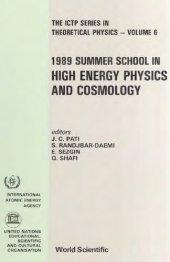 book High Energy Physics and Cosmology - 1989 Summer School (The Ictp Theoretical Physics)