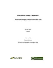 book Más allá del trabajo y la escuela: el uso del tiempo y el desarrollo del niño