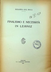 book Finalismo e necessità in Leibniz