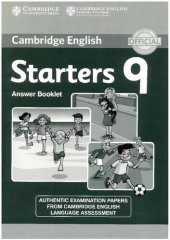 book Cambridge English Young Learners 9 Starters Answer Booklet: Authentic Examination Papers from Cambridge English Language Assessment