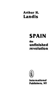 book Spain, the Unfinished Revolution