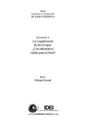 book La Legalización de las Drogas: ¿Una alternativa viable para el Perú?