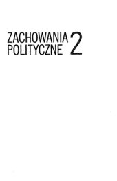 book Zachowania polityczne