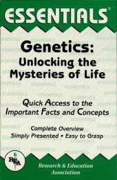 book Genetics: Unlocking the Mysteries of Life