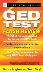 book GED Test Flash Review