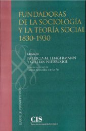 book Fundadoras de la sociología y la teoría social 1830-1930