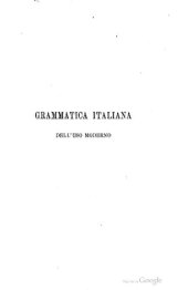 book Grammatica italiana dell'uso moderno