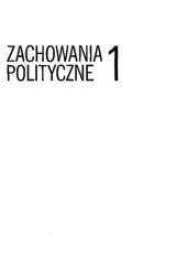 book Zachowania polityczne