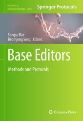 book Base Editors: Methods and Protocols