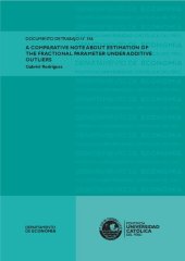 book A comparative note about estimation of the fractional parameter under additive outliers