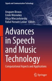 book Advances in Speech and Music Technology: Computational Aspects and Applications