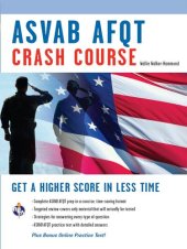 book ASVAB AFQT Crash Course Book + Online