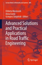 book Advanced Solutions and Practical Applications in Road Traffic Engineering