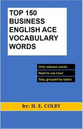 book Top 150 Business English Ace Vocabulary Words