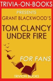 book Tom Clancy Under Fire: A Jack Ryan Jr. Novel By Grant Blackwood