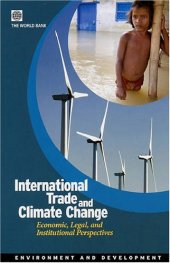 book International Trade and Climate Change: Economic, Legal, and Institutional Perspectives