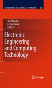 book Electronic Engineering and Computing Technology 