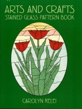 book Arts and Crafts Stained Glass Pattern Book